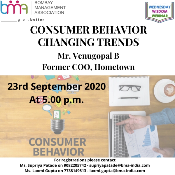 changing pattern of consumer behaviour