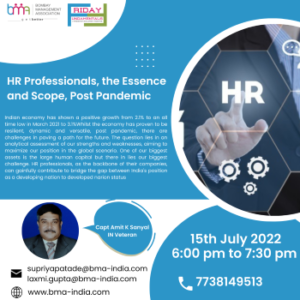 Human Resources the essence and scope post pandemic